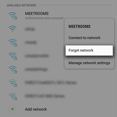 cant connect to open wifi android