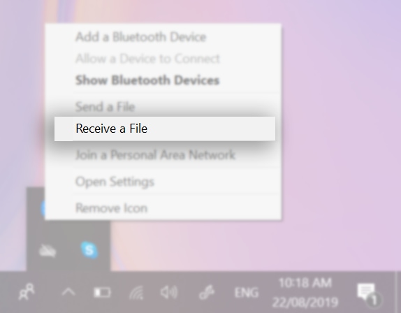 how to send files via bluetooth samsung