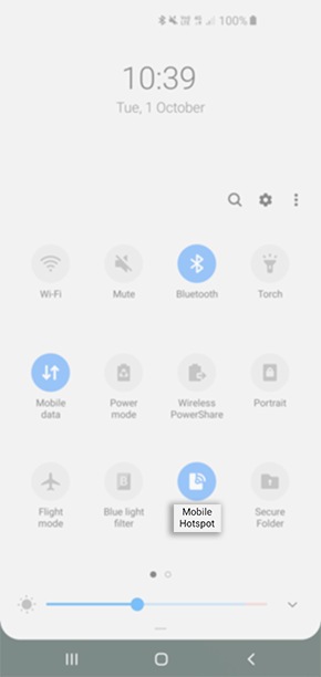 samsung gear s3 frontier hotspot