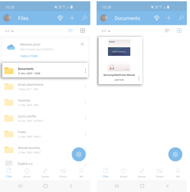 Manage Onedrive On Samsung – Manage files on your Galaxy phone or ...