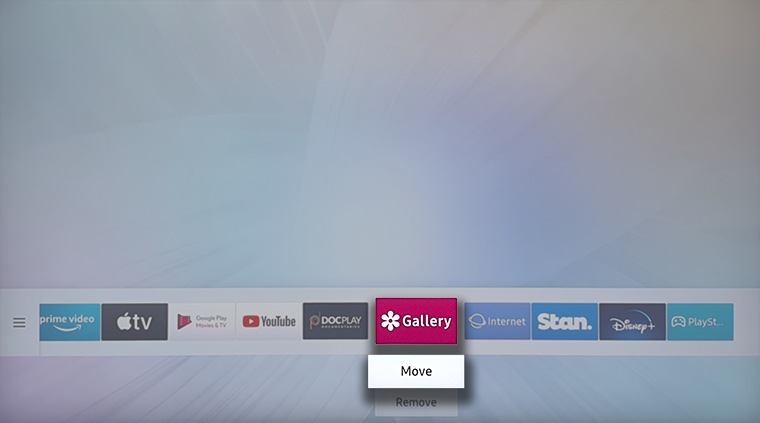 Rearrange apps on a Samsung TV | Samsung Support Australia