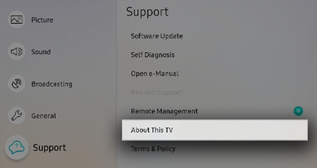 How to find the Serial Number in my TV menu | Samsung Support Australia