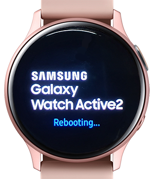 How do I restart my Samsung Watch 