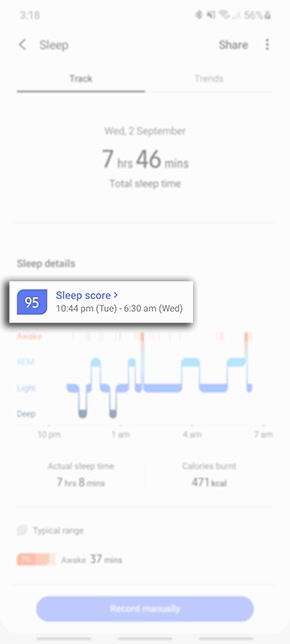 samsung galaxy watch sleep tracker