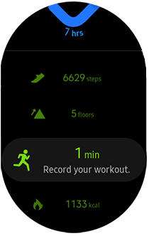 Using the Samsung Health app on my Galaxy Wearable | Samsung Support ...