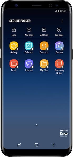 Contents of Secure Folder being shown on Galaxy S8
