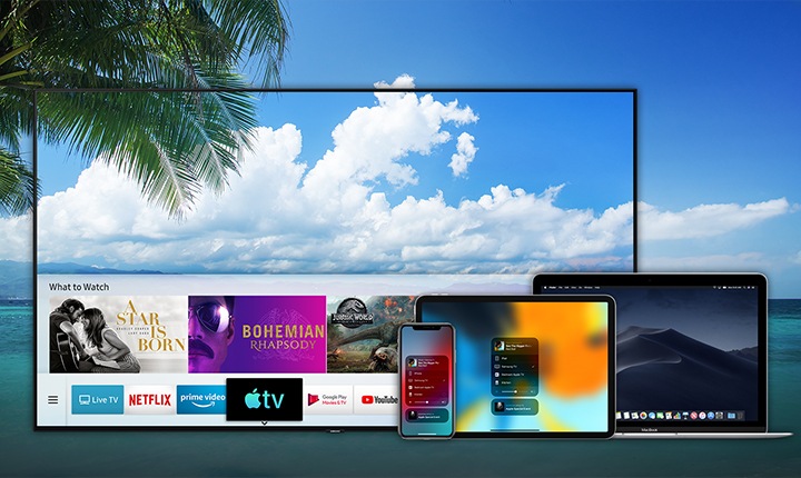Samsung Smart Tv Apple Tv App And Airplay 2 Samsung Australia