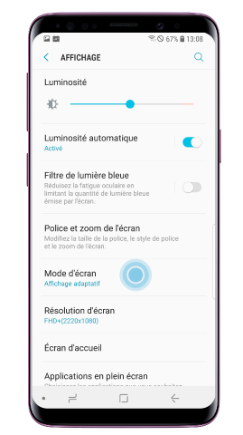 Comment Regler La Couleur Et La Luminosite De Mon Galaxy S9 S9 Samsung Assistance Be Fr
