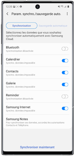 Comment Synchroniser Une Tablette Samsung Avec Un Telephone Samsung Comment régler les paramètres de compte et de synchronisation de mon