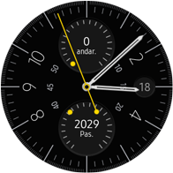 mostrador do relógio tipo minimalista - utilitario analogico