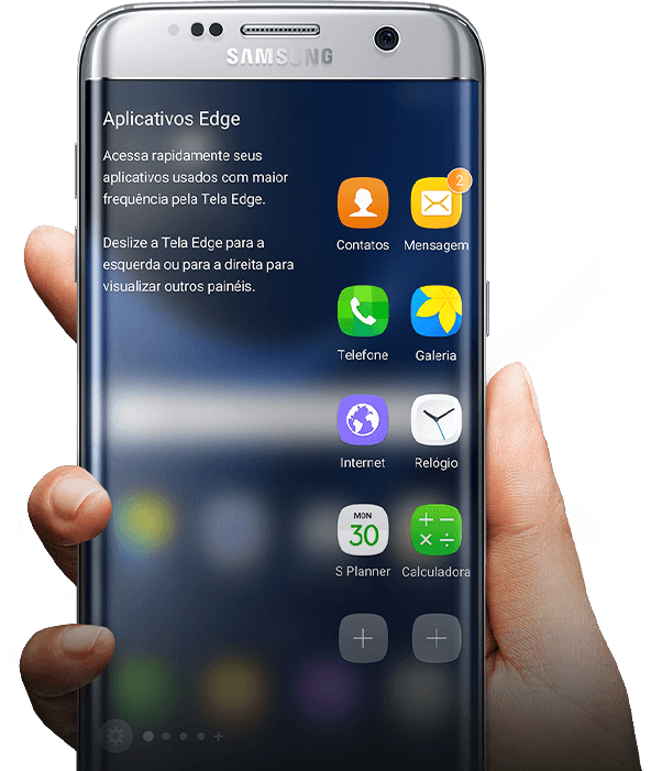 Ative ou desative o GPS no Samsung Galaxy S7 edge Android 6.0