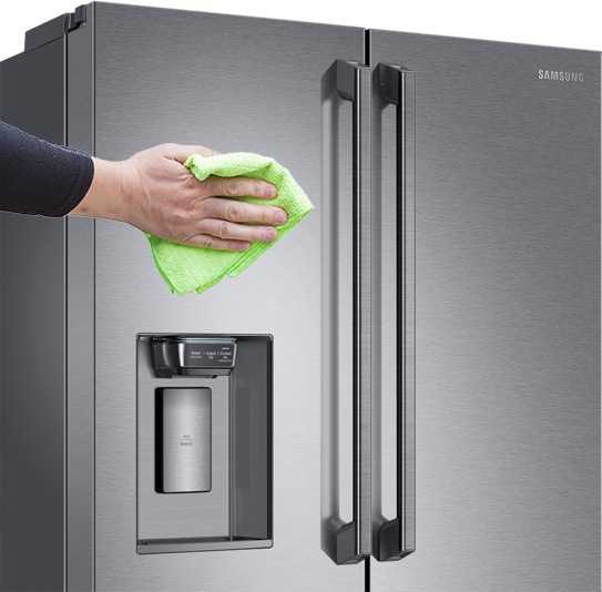 French Door Refrigerator With Flexzone Rf23m8090sr Cleaning The Appliance Samsung Support Ca