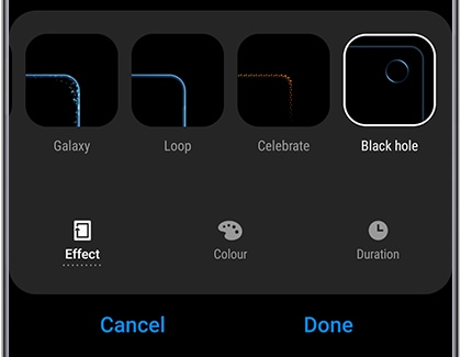 led notification s10