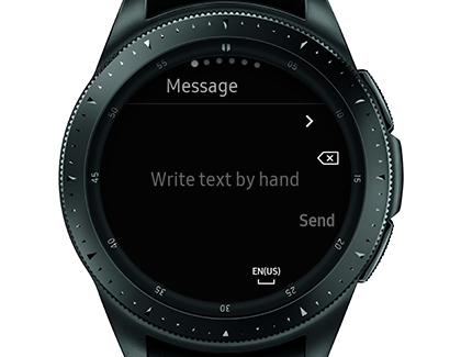 can you text on the samsung galaxy watch
