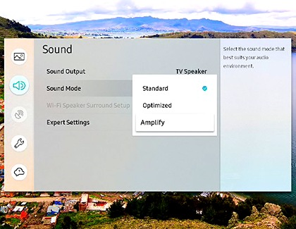 setup audio for mirror for samsung tv
