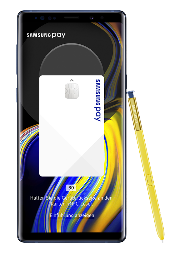 samsung pay note 9