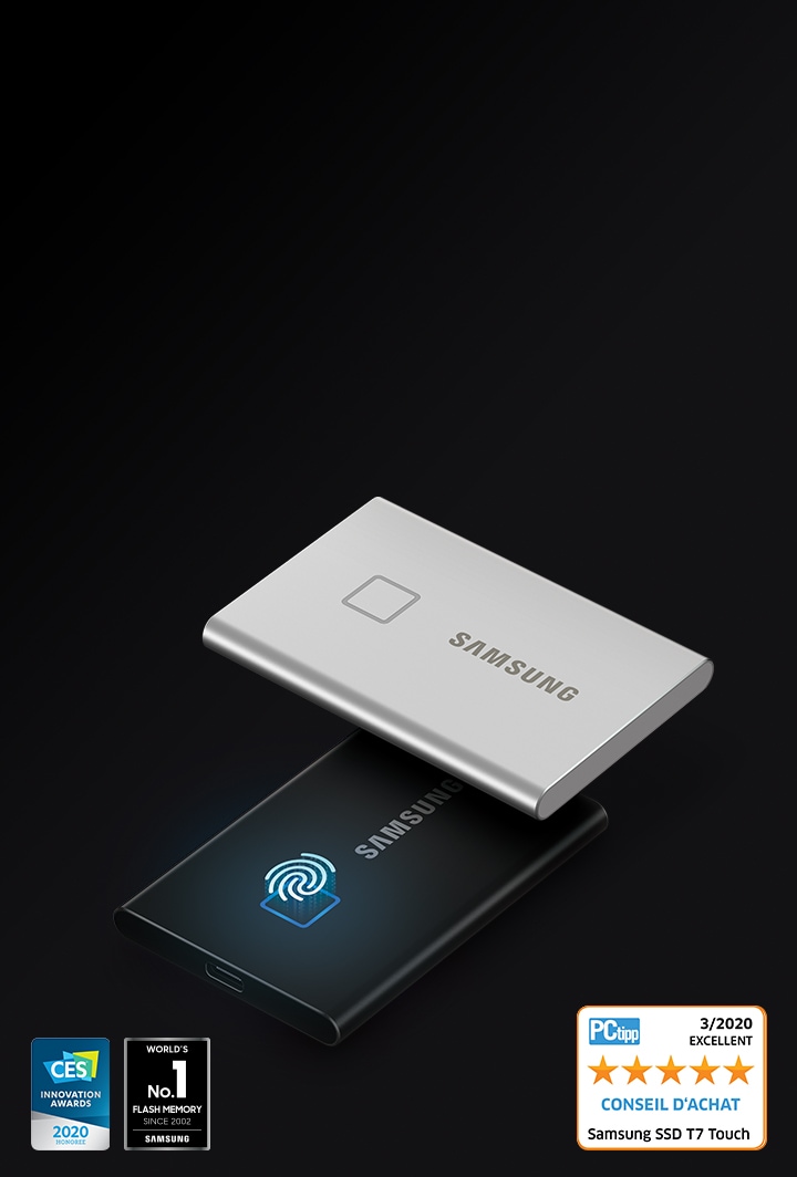 Test Samsung T7 Touch 1 To : un SSD externe rapide et sécurisé - Les  Numériques
