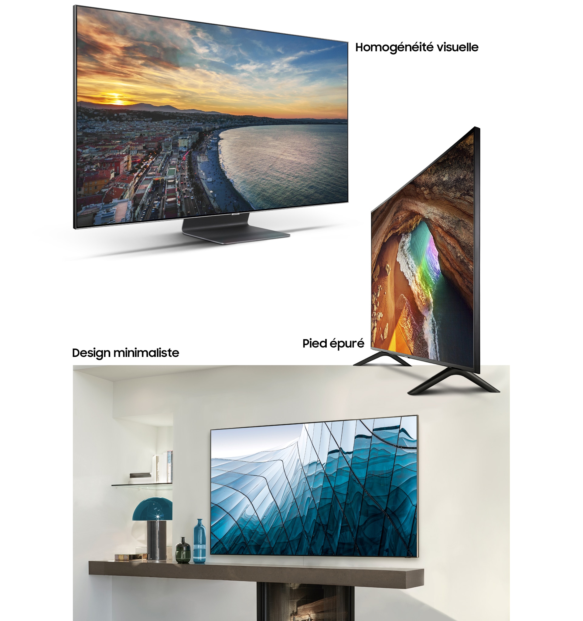 Design du QLED 2019 - Un téléviseur esthétique qu'il soit allumé ou non ...