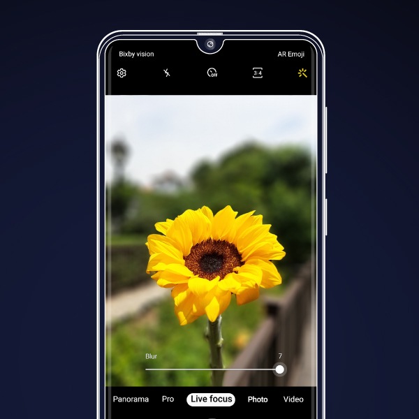 Enfócate en lo que importa. Aprende a agregar profundidad a las fotografías con el Galaxy A50 de última generación.