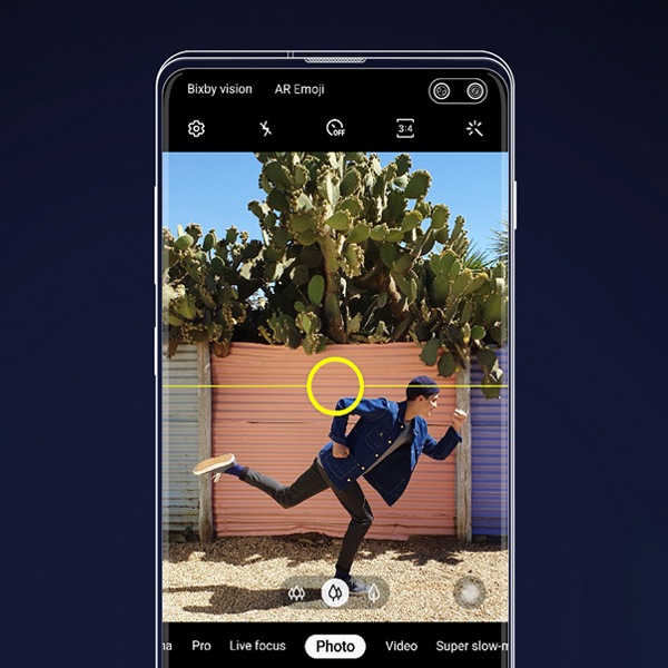 Cómo mejorar la composición con sugerencias de disparo del Galaxy S10 de última generación.