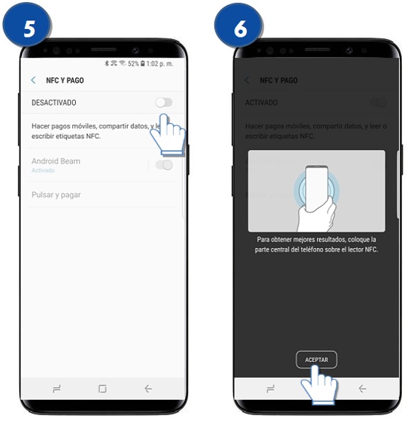 Como compartir datos samsung s9