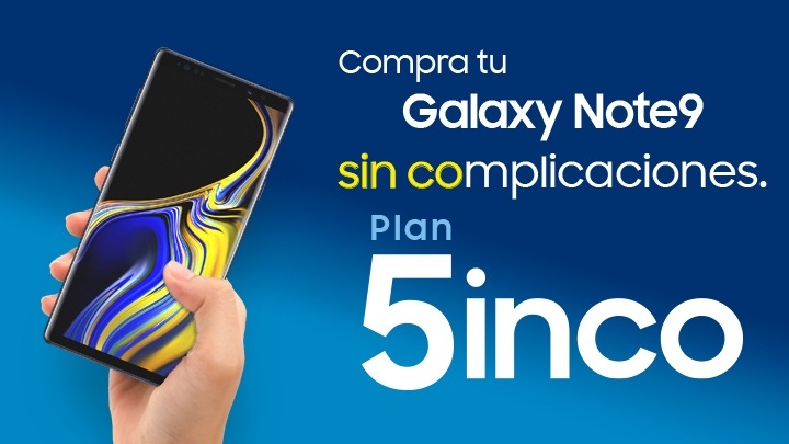 Plan 5inco Galaxy Note9