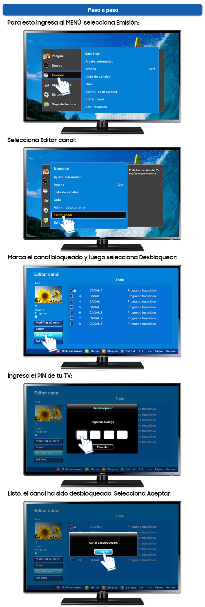 Como Buscar Canales En Una Tele Samsung