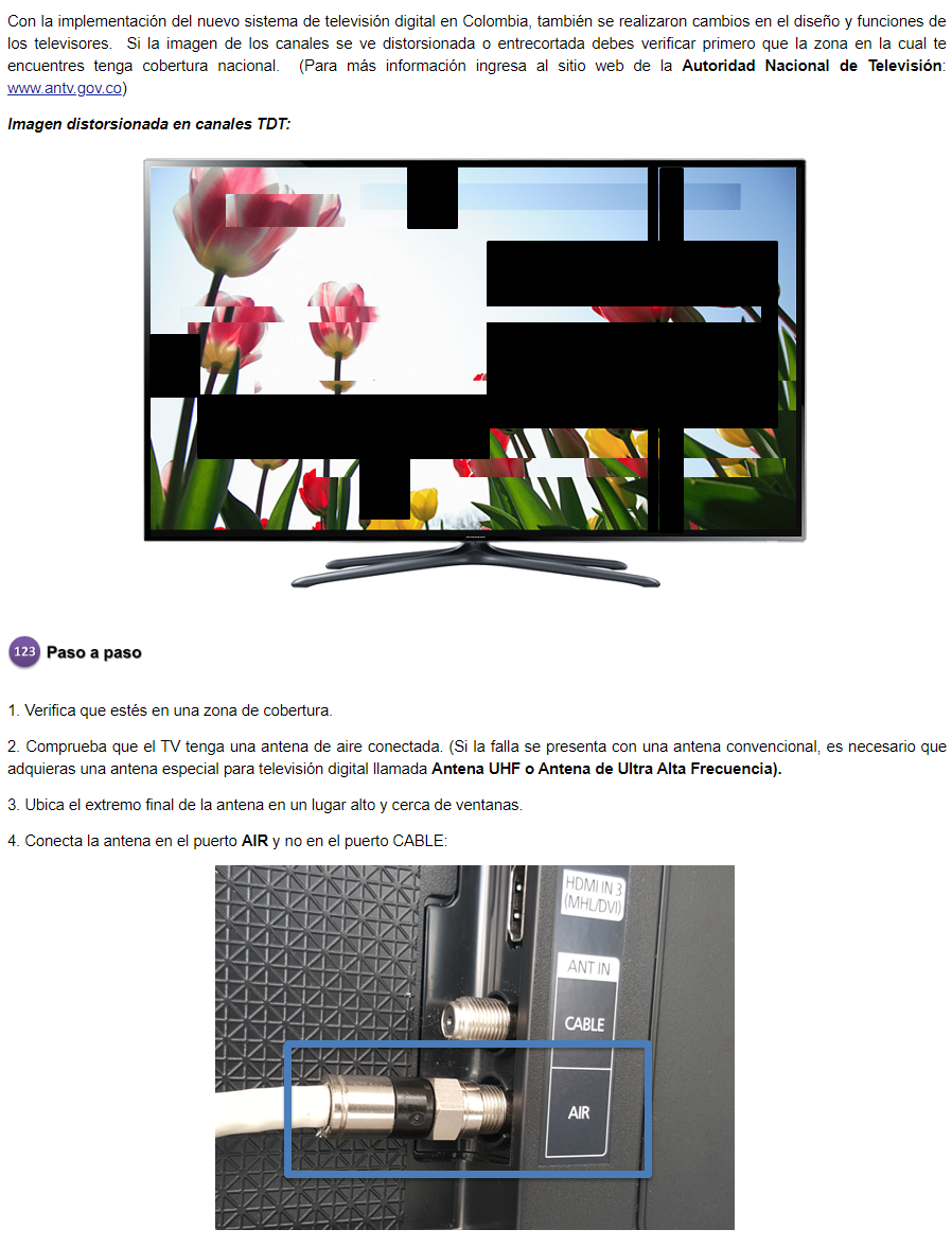 La Imagen De Mi Tv Se Ve Distorsionada