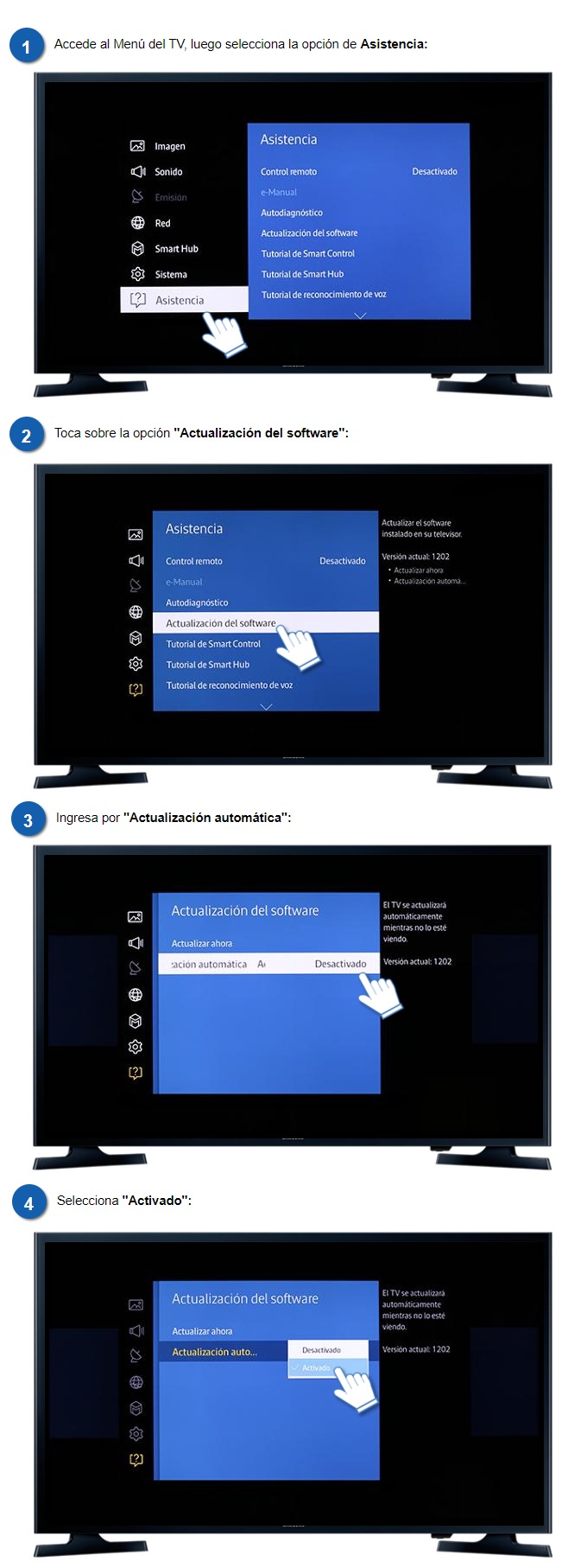 última Actualización Software Samsung Smart Tv