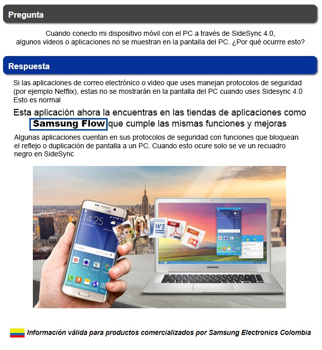 El Pc No Reconoce El Movil Samsung ¿Por qué al conectar mi móvil por Sidesync 4.0 algunos videos no se