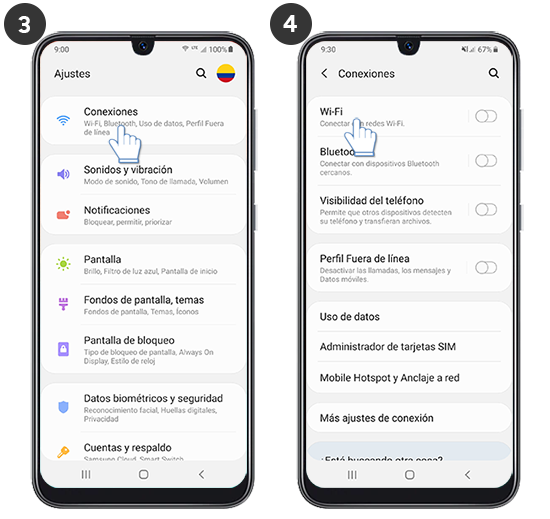 Como activar wifi en mi celular samsung