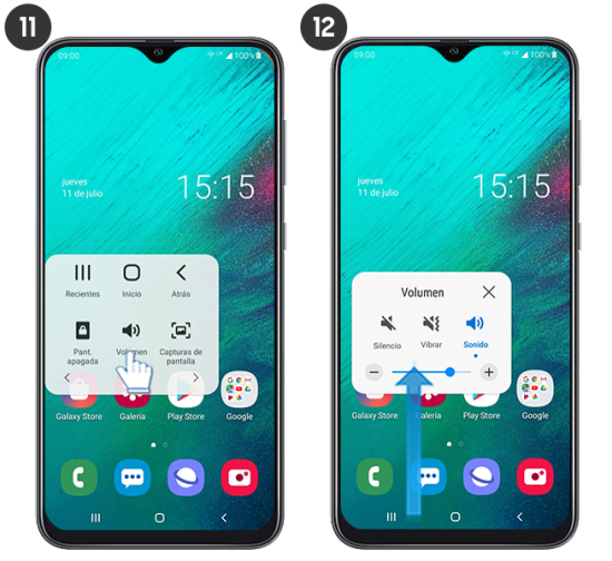 samsung a10 menu