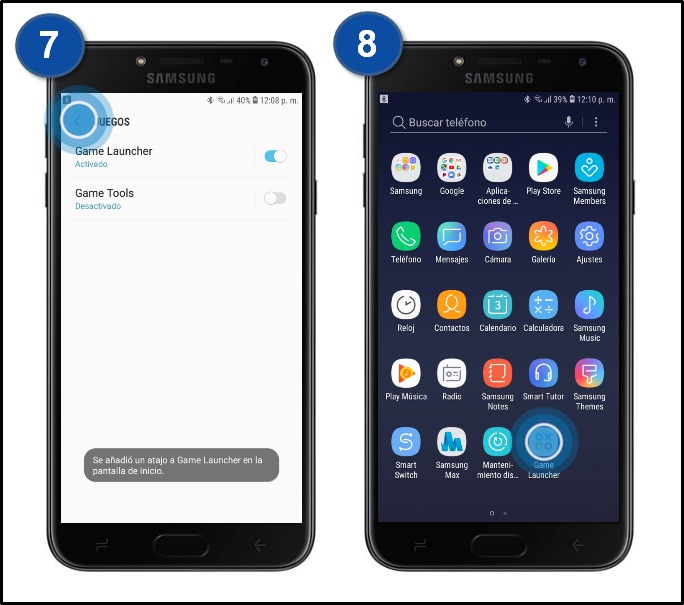 samsung a01 game launcher