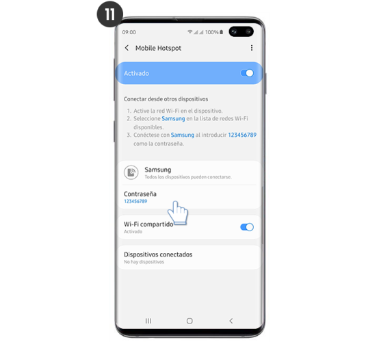 Como activar mobile hotspot en samsung