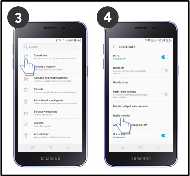 Como Configurar El Modo De Red En Tu J2 Core Samsung Soporte Co