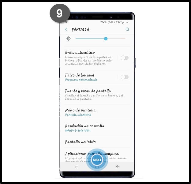 ¿cómo Cambiar El Tamaño Y Tipo De Fuente En Tu Note9 Samsung Soporte Co 