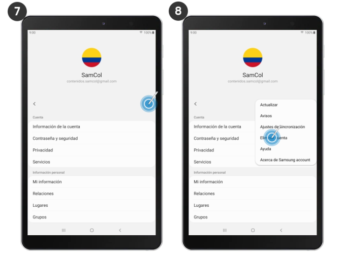 Como Cerrar Ventanas En Tablet Samsung Galaxy Tab A With S Pen - ¿Cómo eliminar la cuenta Samsung? | Samsung