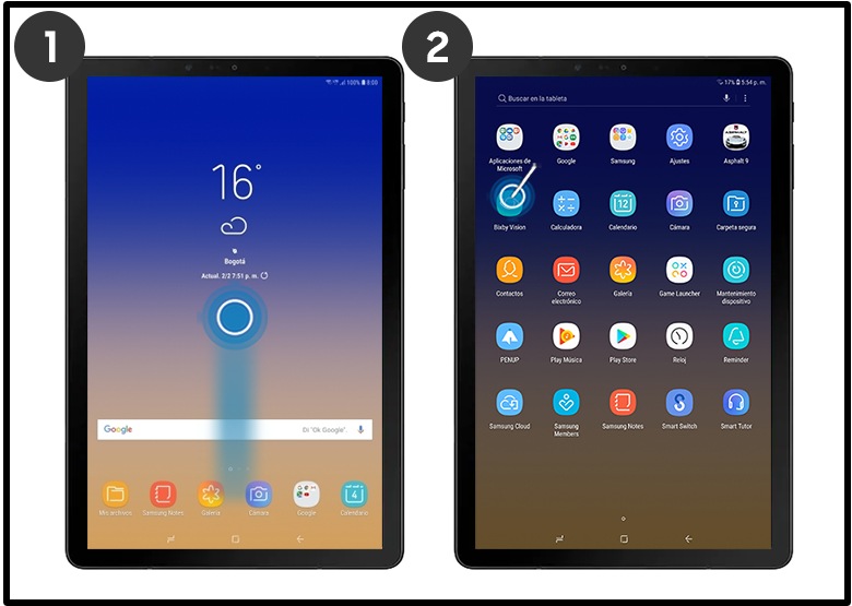 Tablet Samsung No Se Ve La Pantalla