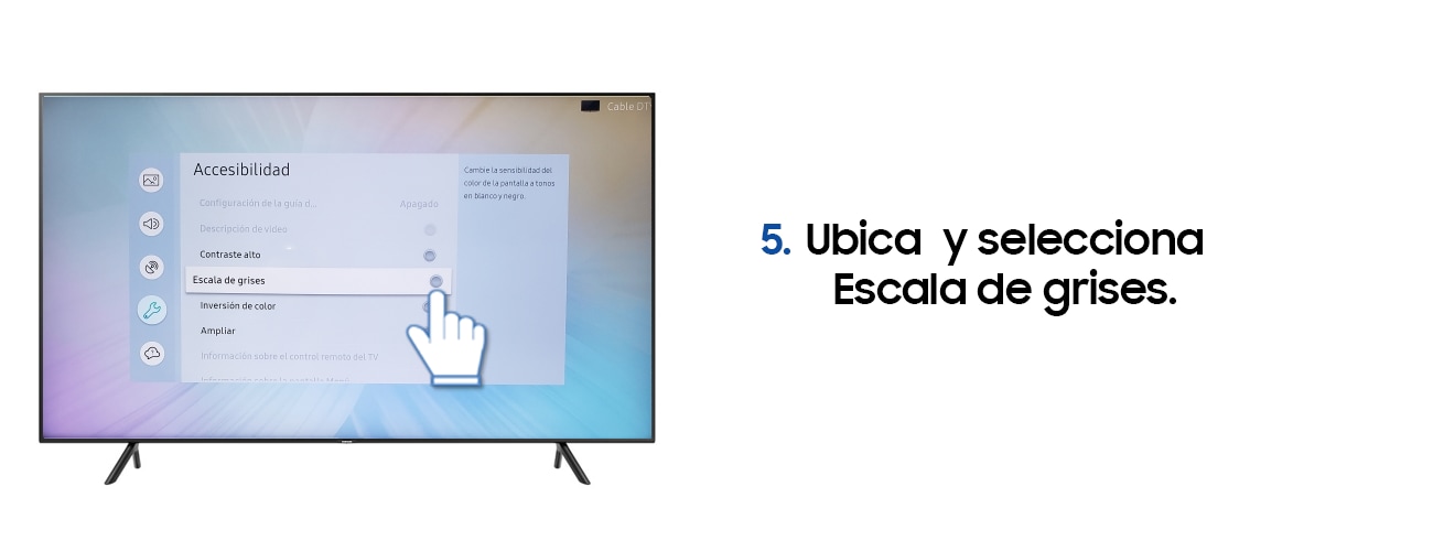 Como Poner La Hora En Smart Tv Samsung Smart TV NU7100 ¿Cómo poner en escala de grises la imagen del televisor