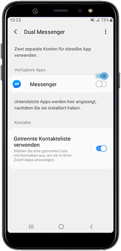messenger dual app