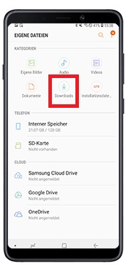 Wo Finde Ich Auf Meinem Galaxy Smartphone Heruntergeladene Dateien