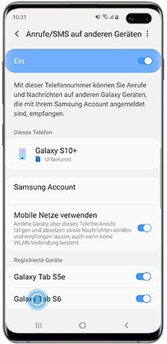 Der Anruf Wurde Auf Einem Anderen Gerat Angenommen Wie erhalte ich Anrufe und Nachrichten auf anderen Samsung Galaxy