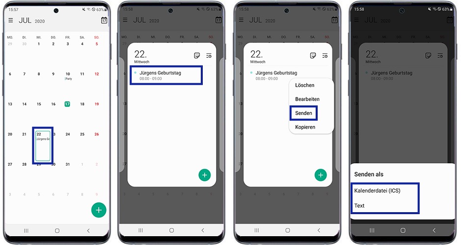 Kalender Samsung Mit Iphone Synchronisieren 