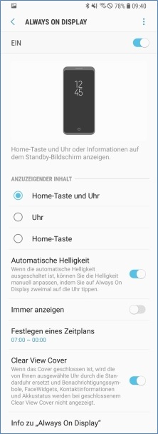 samsung s8 uhr standby samsung s8 uhr standby