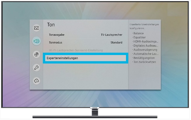 Kabelfernsehen Bild Und Ton Nicht Synchron Smart TV Audioverzögerungen synchronisieren | Samsung Service DE