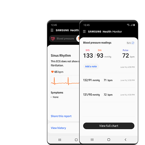 health monitor app samsung