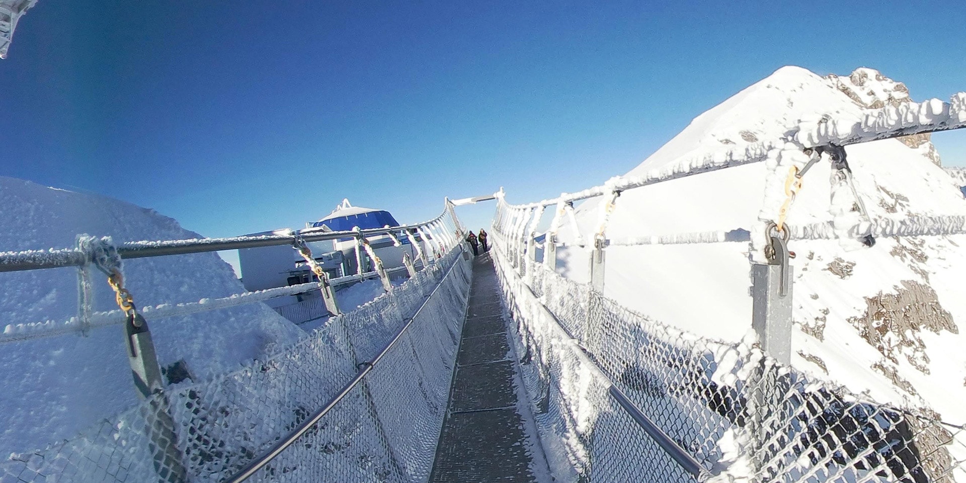 360 degree image of a bridge in Switzerland