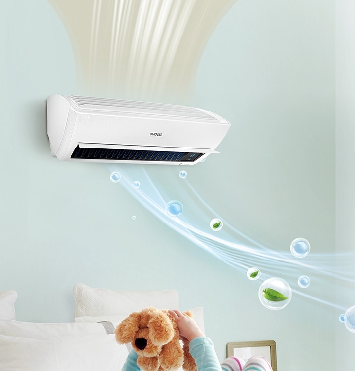 Aire  acondicionado de Samsung Clima  Cuidado del aire Montaje en pared Aire puro y saludable
