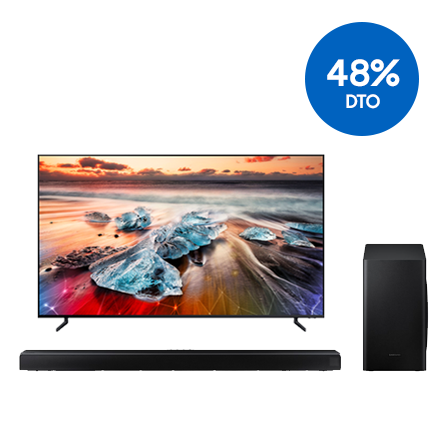 TV QLED 8K Q950R 55" + Barra de Sonido Q60T