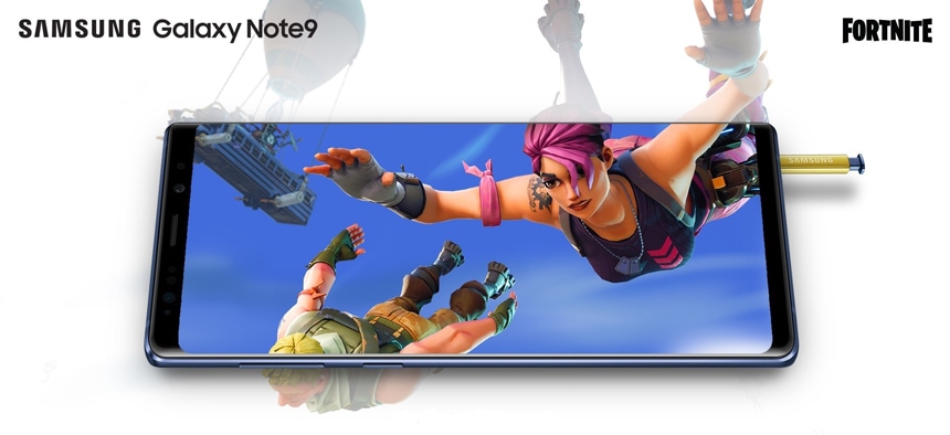 samsung cree l evenement en faisant s affronter 100 joueurs de fortnite sur des galaxy note9 - combien de giga ram pour fortnite